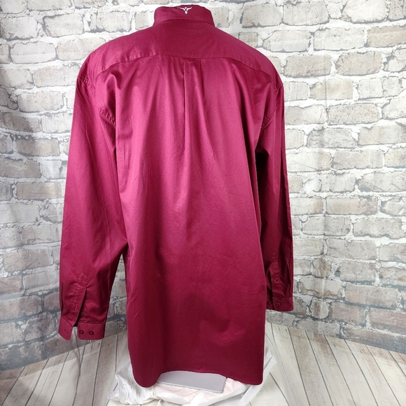 Wrangler 20X Button Down Western Shirt Pink Size XLT Cowboy Rodeo - Picture 9 of 9